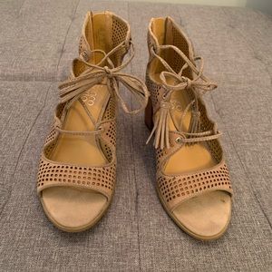Franco Sarto wrap sandals